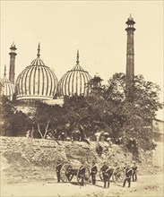 Mosque at the Khyratee Gate; Felice Beato, 1832 - 1909, Delhi, India; 1858; Albumen silver print
