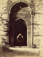 Tomb in Kootub; Charles Moravia, British, about 1821 - 1859, Delhi, India; 1858; Albumen silver print