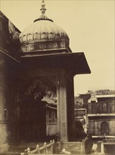 Building with Balcony, Delhi; Charles Moravia, British, about 1821 - 1859, Delhi, India; 1858; Albumen silver print