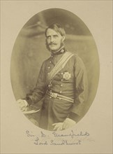 Portrait of Sir Major-General William Rose Mansfield, 1st Baron Sandhurst; Felice Beato, 1832 - 1909