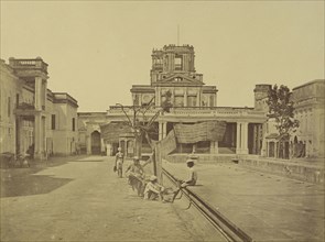 Interior of The Ferad Buksh; Felice Beato, 1832 - 1909, Lucknow, Uttar Pradesh, India; 1858; Albumen