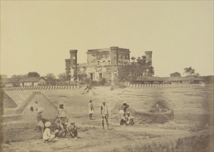 Khursid Manzil; Felice Beato, 1832 - 1909, Lucknow, Uttar Pradesh, India; March - April 1858; Albumen