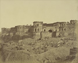 Macchi Bhawan; Felice Beato, 1832 - 1909, Lucknow, Uttar Pradesh, India; March - April 1858; Albumen