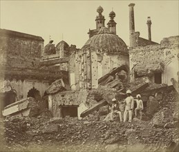 The Mine in the Chattar Manzil Exploded by the Enemy at the First Attack of General Henry Havelock; Felice Beato