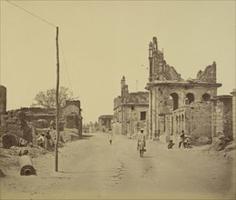 The Cawnpore Road, Lucknow; Felice Beato, 1832 - 1909, Lucknow, Uttar Pradesh, India; 1858; Albumen silver