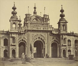 A Gateway Leading into the Kaiserbagh Palace; Felice Beato, 1832 - 1909, Lucknow, Uttar Pradesh, India