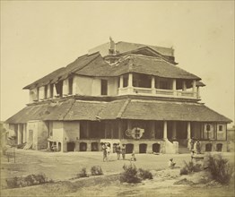 Major Banks' House; Felice Beato, 1832 - 1909, Lucknow, Uttar Pradesh, India; 1858; Albumen silver print