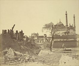 Ruins of a Sepoy Battery; Felice Beato, 1832 - 1909, Lucknow, Uttar Pradesh, India; 1858; Albumen silver