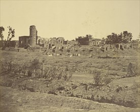 Ruins of the Residency on the Opposite Side of the Bailee Guard Gate; Felice Beato, 1832 - 1909, Lucknow