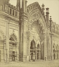 The Summa Musjid Gate, Lucknow; Felice Beato, 1832 - 1909, Lucknow, Uttar Pradesh, India; 1858; Albumen
