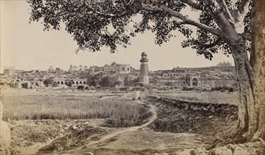 Futtehpore Sikri, 2, Samuel Bourne, English, 1834 - 1912, Fatehpur Sikri, India; 1866; Albumen silver print