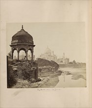 Taj Mahal from the Jumna; Felice Beato, 1832 - 1909, Agra, India; 1859; Albumen silver print