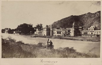 Hurdwar; Haridwar, India; about 1881; Albumen silver print