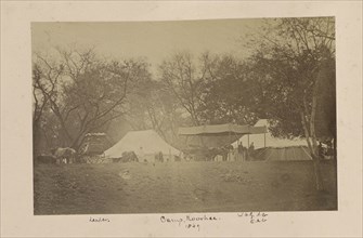 Camp Roorkee; Roorkee, India; 1869; Albumen silver print