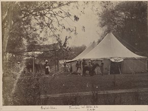 Camp Roorkee; Roorkee, India; 1869; Albumen silver print