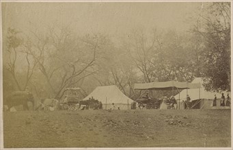 Camp Roorkee; Roorkee, India; 1869; Albumen silver print