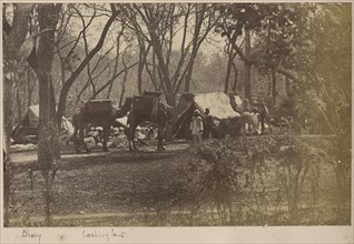 Camp Roorkee; Roorkee, India; 1869; Albumen silver print