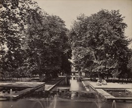 Shalimar Gardens, Kashmir; Samuel Bourne, English, 1834 - 1912, Kashmir, India; 1864; Albumen silver print