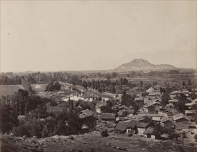 Tukht-i-Suliman, Kashmir; Samuel Bourne, English, 1834 - 1912, Kashmir, India; 1864; Albumen silver print