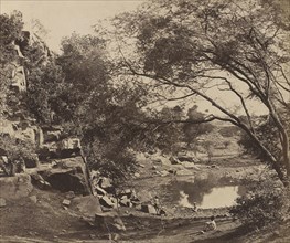 Left View of the Crow's Nest Battery; Felice Beato, 1832 - 1909, India; 1858 - 1859; Albumen silver print