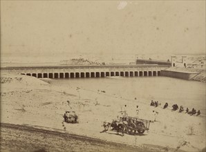 Agra Canal; Agra, India; before 1875; Albumen silver print