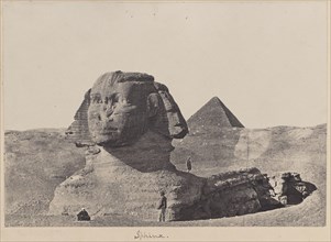 Sphinx; Giza, Egypt; about 1881; Albumen silver print