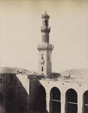 Minaret; Egypt; about 1881; Albumen silver print