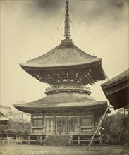 Single-storied Pagoda, Hachiman Shrine, Kamakura; Felice Beato, 1832 - 1909, Kamakura, Japan; 1867 - 1868