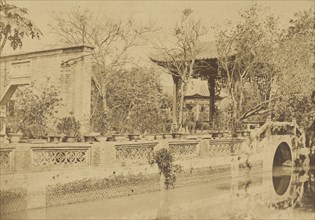 Howqua's Gardens, Canton; Felice Beato, 1832 - 1909, Canton, Guangzhou, China; August - October 1860; Albumen silver
