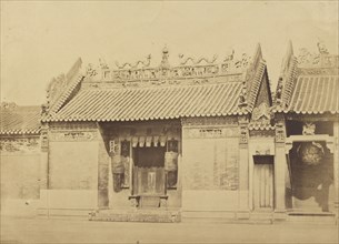 Joss House, Canton; Felice Beato, 1832 - 1909, Canton, Guangzhou, China; August - October 1860; Albumen silver print