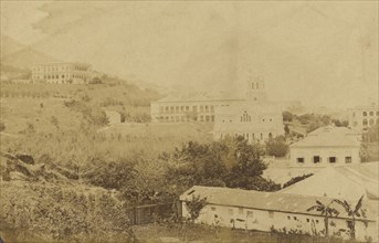 View of Hong Kong; Felice Beato, 1832 - 1909, China; March 1860; Albumen silver print