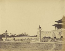 Entrance to the Winter Palace, Pekin, Beijing, China, October 1860; Felice Beato, 1832 - 1909, October 1860
