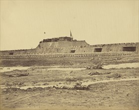 Rear of the North Fort Showing the Retreat of the Chinese Army, August 21, 1860; Felice Beato, 1832 - 1909