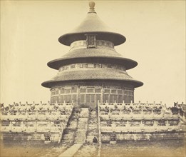 Sacred Temple of Heaven Where the Emperor Sacrifices Once a Year in the Chinese City of Pekin, October 1860; Felice Beato