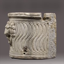 Sarcophagus representing a Dionysiac Vintage Festival; Roman Empire; 290 - 300; Marble; 53.1 × 190 × 23 cm