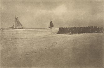 On a Dutch Shore; James Craig Annan, Scottish, 1864 - 1946, October 1904; Photogravure; 15.1 x 23.2 cm 5 15,16 x 9 1,8 in