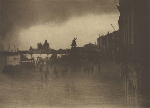 The Riva Schiavoni, Venice; James Craig Annan, Scottish, 1864 - 1946, Venice, Italy; October 1904; Photogravure; 14.3 x 19.8 cm