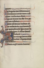 Initial B: The Three Men from the Fiery Furnace; Bute Master, Franco-Flemish, active about 1260 - 1290, Northeastern