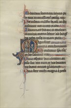 Initial M: The Virgin and Child and a Man Kneeling in Prayer; Bute Master, Franco-Flemish, active about 1260 - 1290, Paris