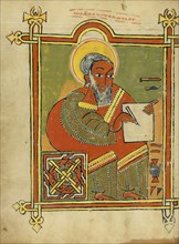 Saint Mark; Ethiopia; about 1504 - 1505; Tempera on parchment; Leaf: 34.5 x 26.5 cm, 13 9,16 x 10 7,16 in