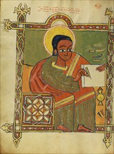 Saint John; Ethiopia; about 1504 - 1505; Tempera on parchment; Leaf: 34.5 x 26.5 cm, 13 9,16 x 10 7,16 in