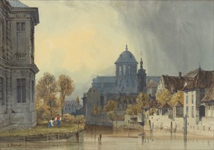A View of the Church of Our Lady of Hanswijk, Mechelen, Malines, Belgium; Thomas Shotter Boys, British, 1803 - 1874)
