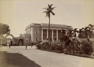 Azul Mahal, Hyderabad; Lala Deen Dayal, Indian, 1844 - 1905, India; 1888; Gelatin silver print; 20.5 x 28.3 cm