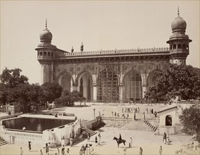 Mecca Masjid, Hyderabad; Lala Deen Dayal, Indian, 1844 - 1905, India; 1888; Gelatin silver print; 20.8 x 26.7 cm