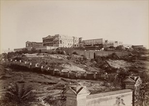 Faluknuma Palace; Lala Deen Dayal, Indian, 1844 - 1905, India; 1888; Gelatin silver print; 19.2 x 27.1 cm, 7 9,16 x 10 11,16 in