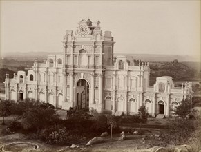 Gateway, Faluknuma Palace; Lala Deen Dayal, Indian, 1844 - 1905, India; 1888; Gelatin silver print; 20.6 x 27.1 cm