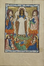 The Transfiguration; Norfolk perhaps, written, East Anglia, England; illumination about 1190; written about 1490; Tempera