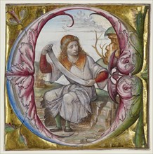 Cutting from an antiphonal; Master B.F., Italian, active about 1495 - 1510, Italy; early 16th century; Tempera and gold leaf