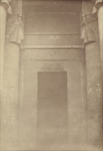 The Inner Entrance of the Temple of Denderah; Théodule Devéria, French, 1831 - 1871, France; 1865; Albumen silver print