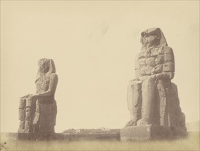 Colossus of Memnon; Théodule Devéria, French, 1831 - 1871, France; 1865; Albumen silver print